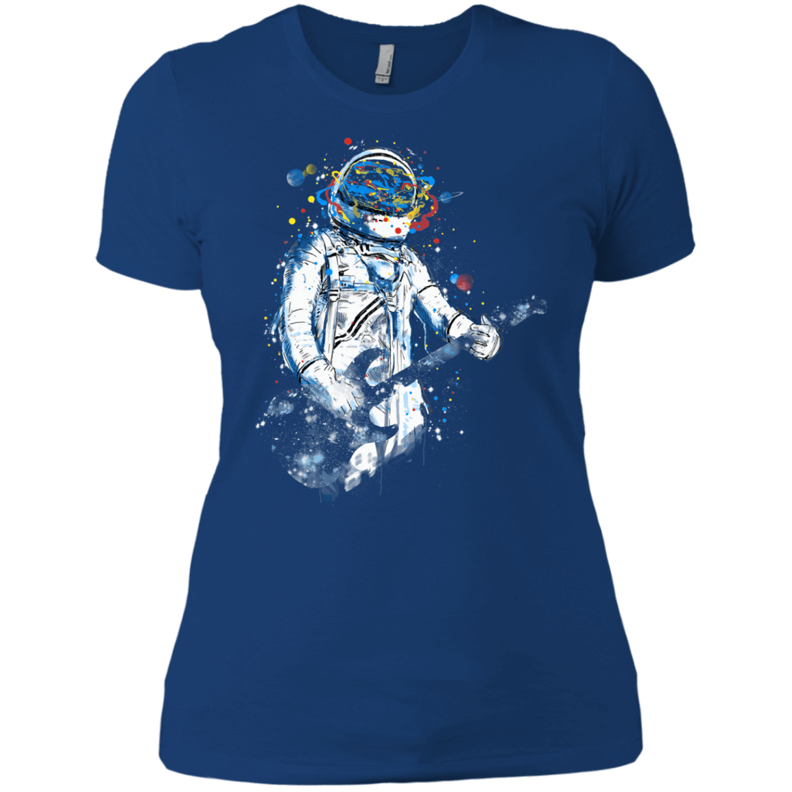 T-Shirts Royal / X-Small Space Guitar Women's Premium T-Shirt