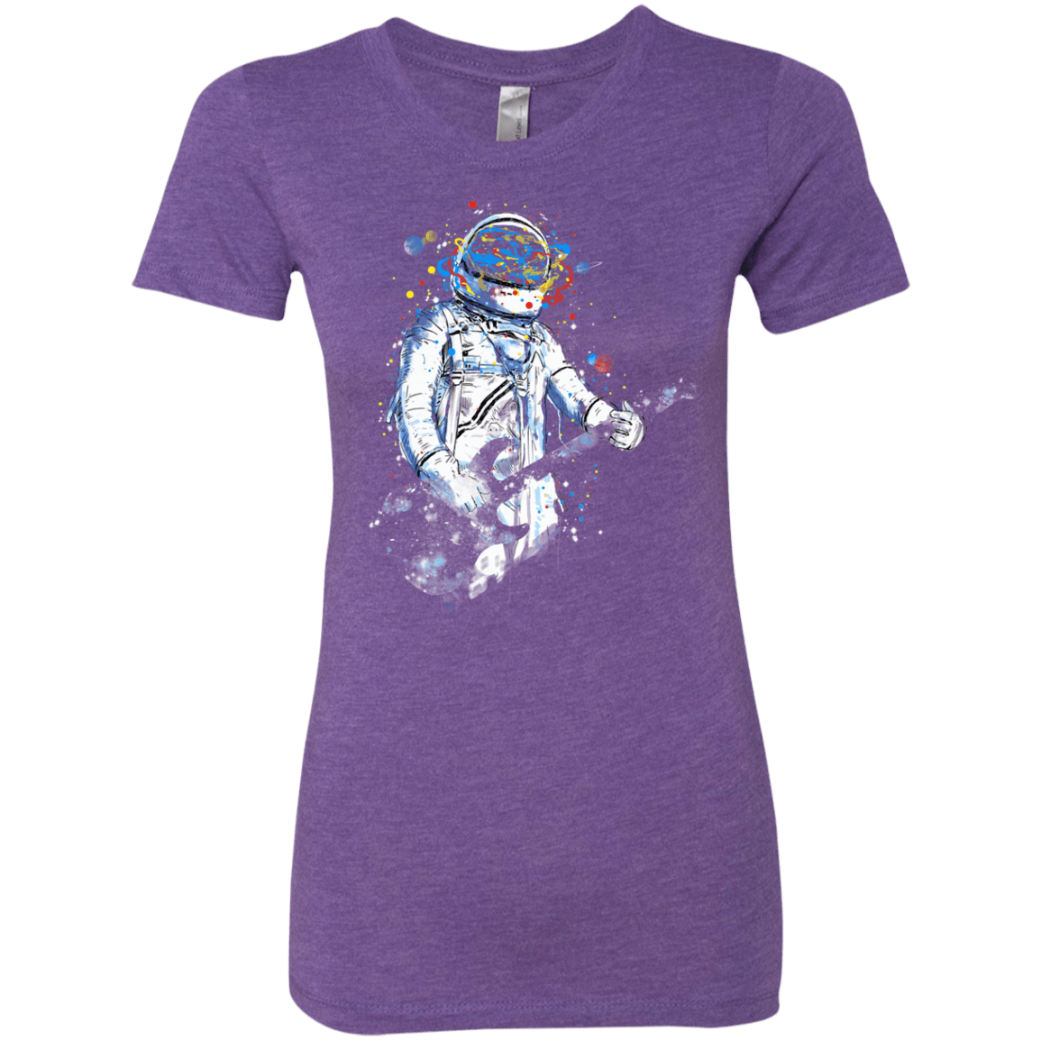 Space Guitar Women's Triblend T-Shirt