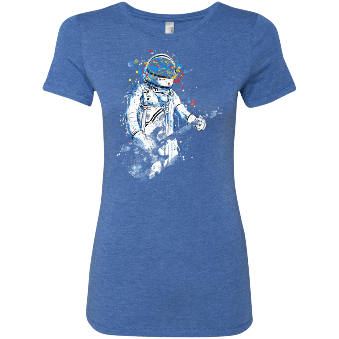 Space Guitar Women's Triblend T-Shirt