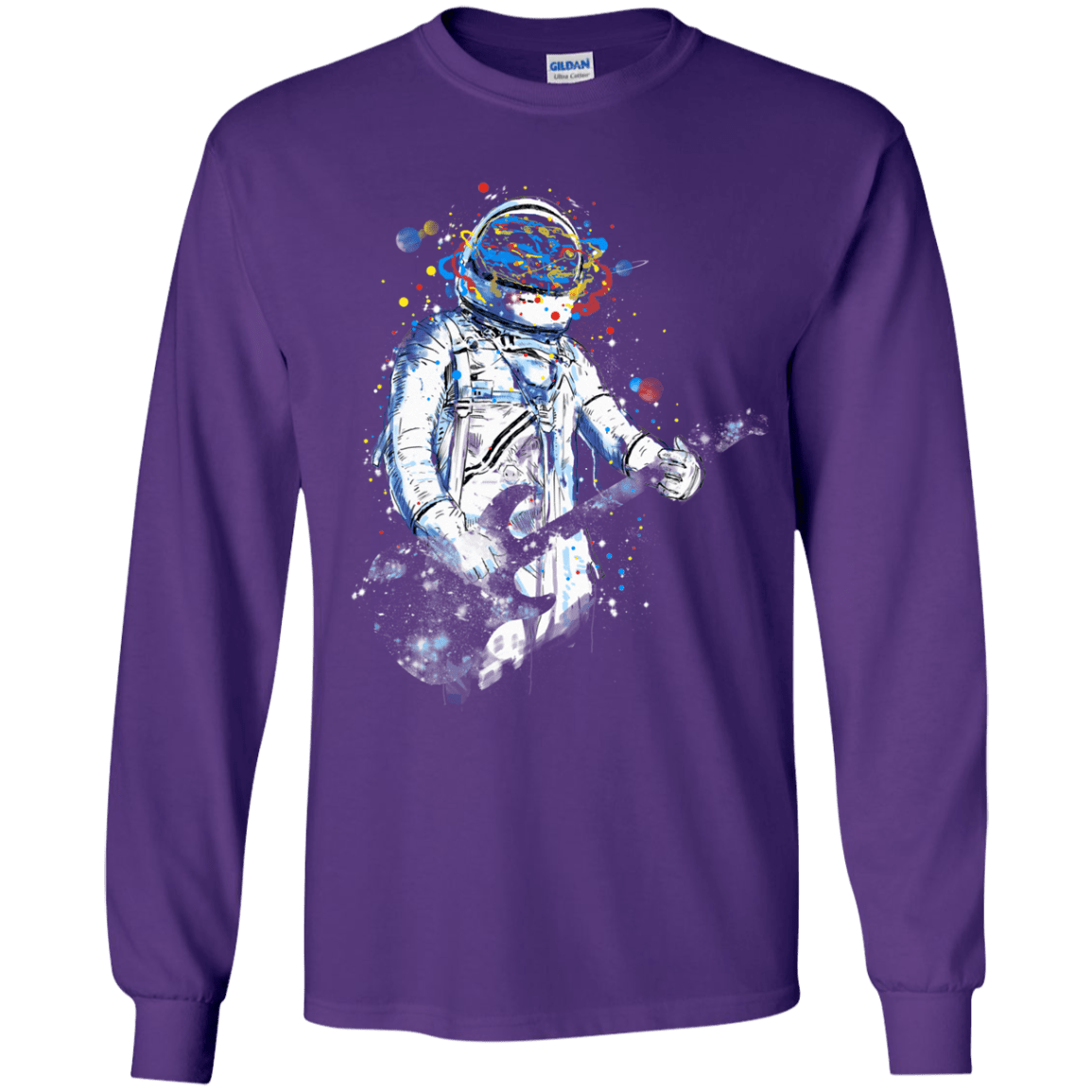 Space Guitar Youth Long Sleeve T-Shirt