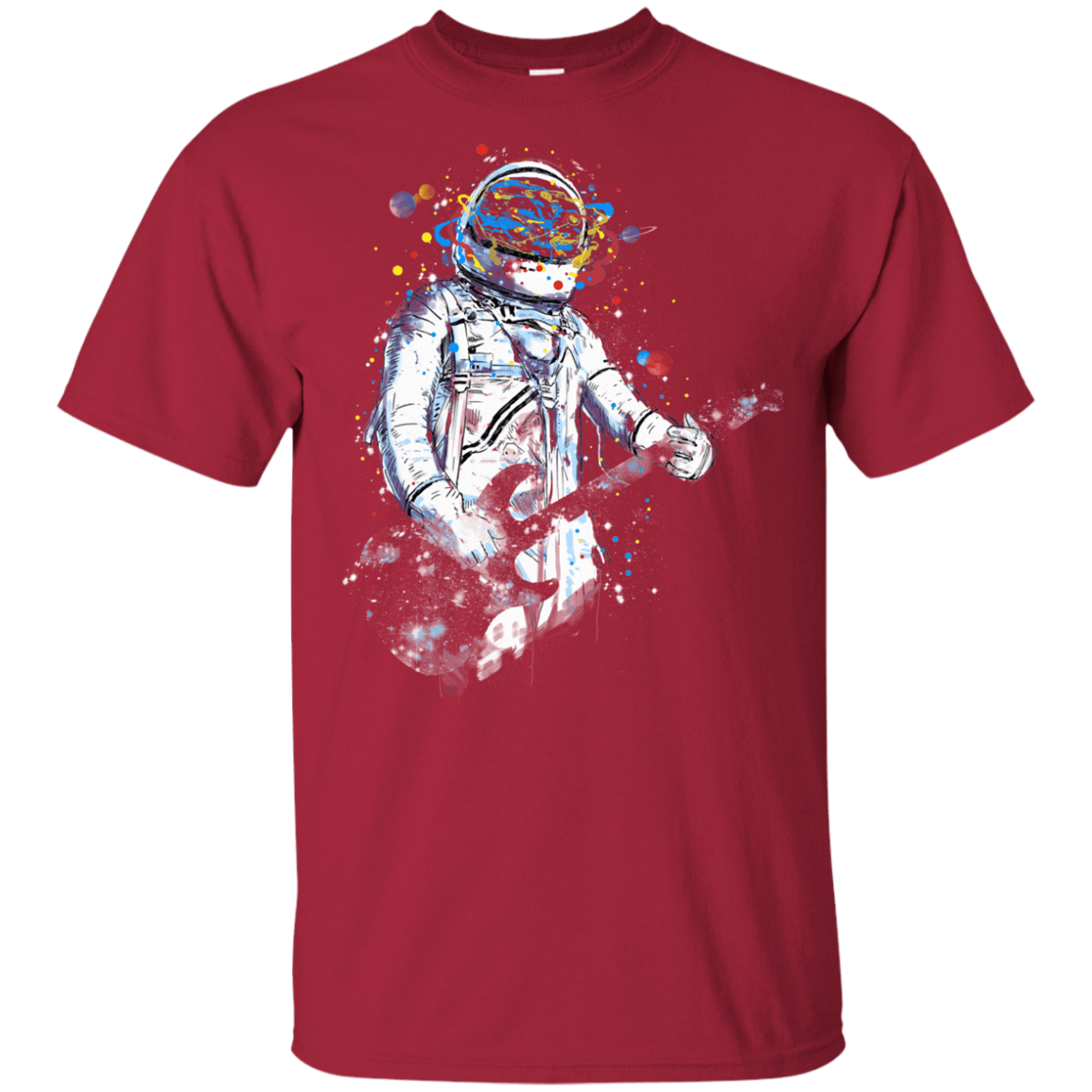 T-Shirts Cardinal / YXS Space Guitar Youth T-Shirt
