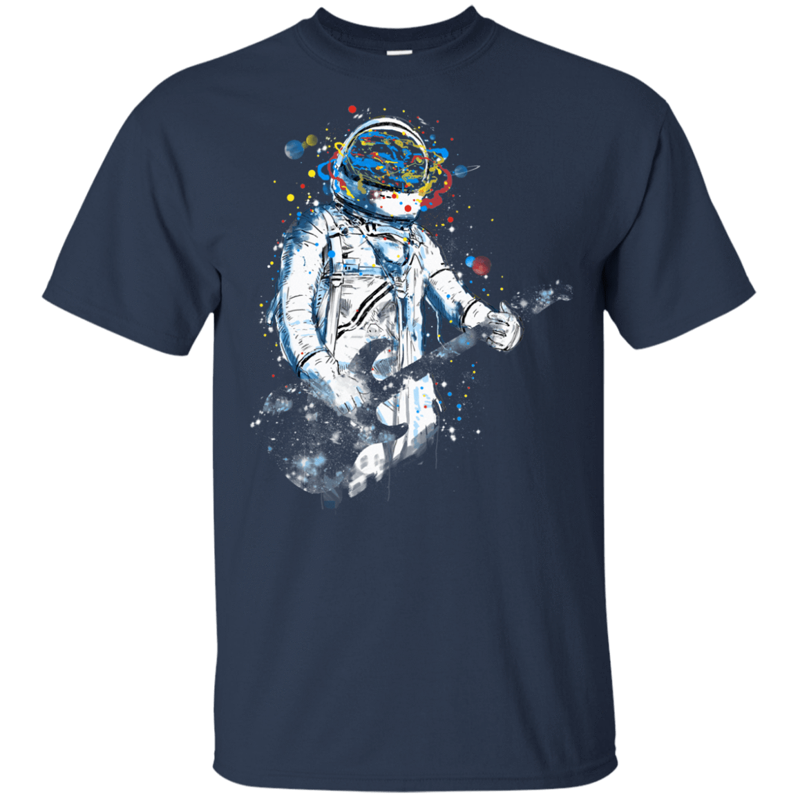 T-Shirts Navy / YXS Space Guitar Youth T-Shirt