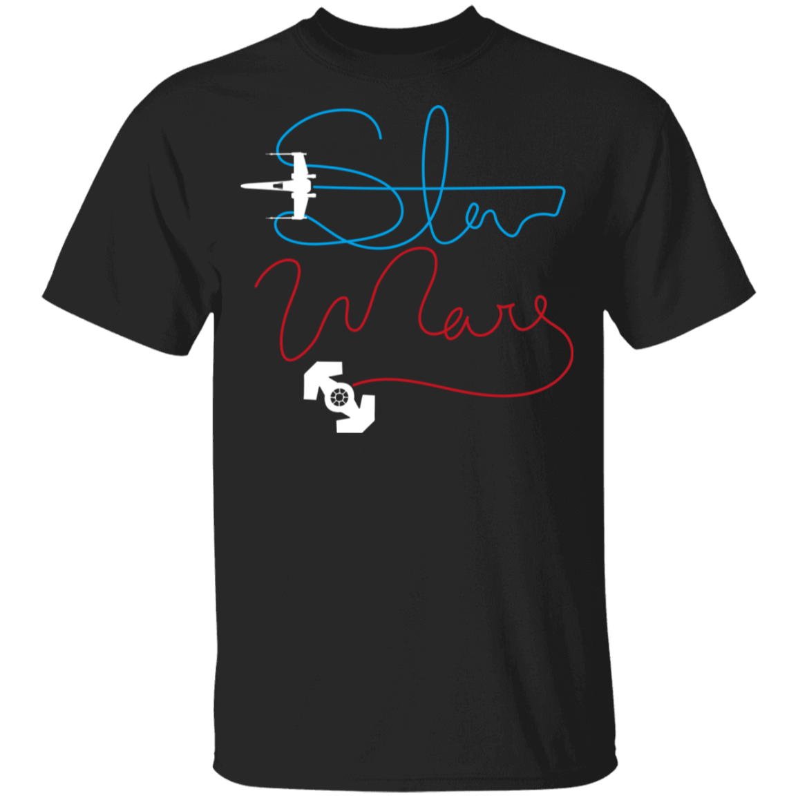 T-Shirts Black / YXS Space Handwriting Youth T-Shirt