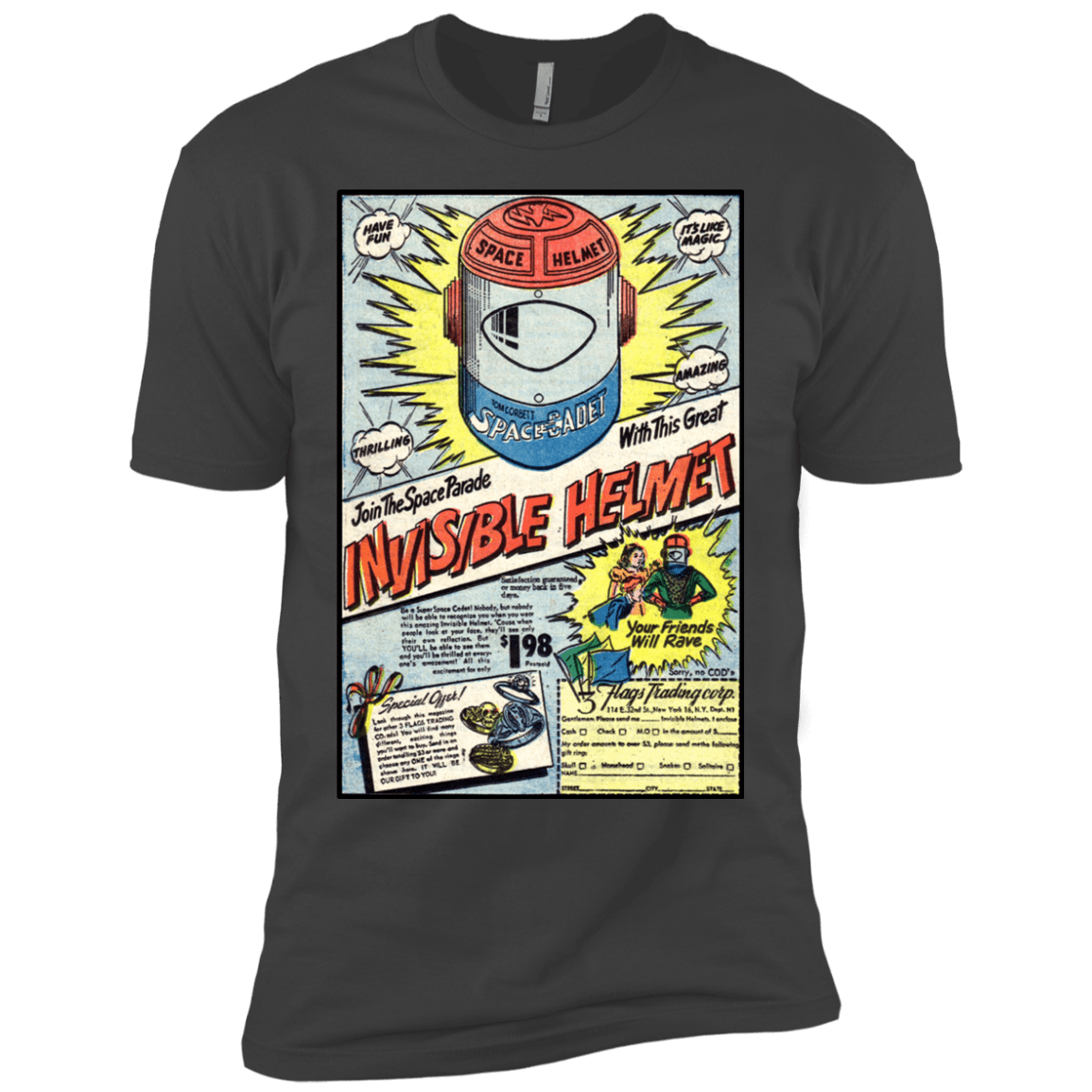 T-Shirts Heavy Metal / YXS Space Helmet Boys Premium T-Shirt