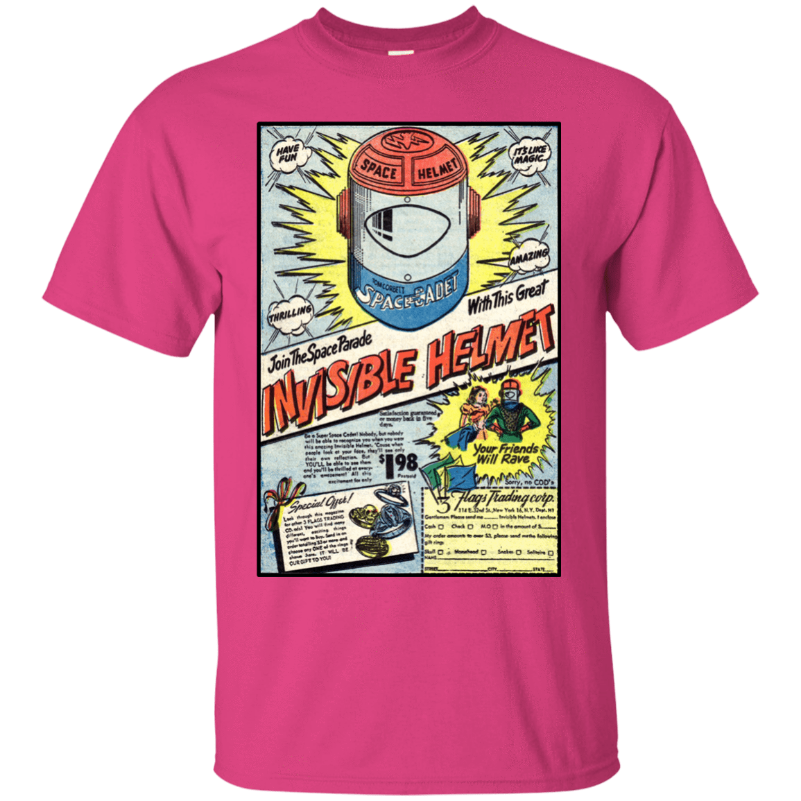 T-Shirts Heliconia / Small Space Helmet T-Shirt