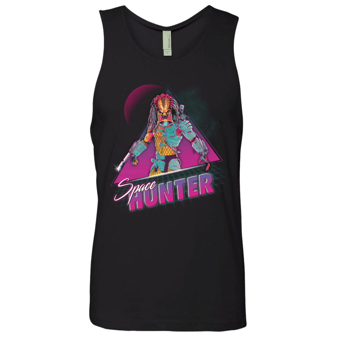 T-Shirts Black / Small Space Hunter Men's Premium Tank Top