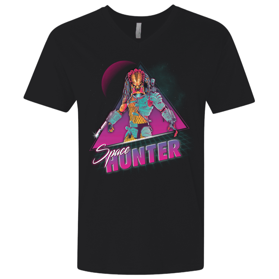 T-Shirts Black / X-Small Space Hunter Men's Premium V-Neck