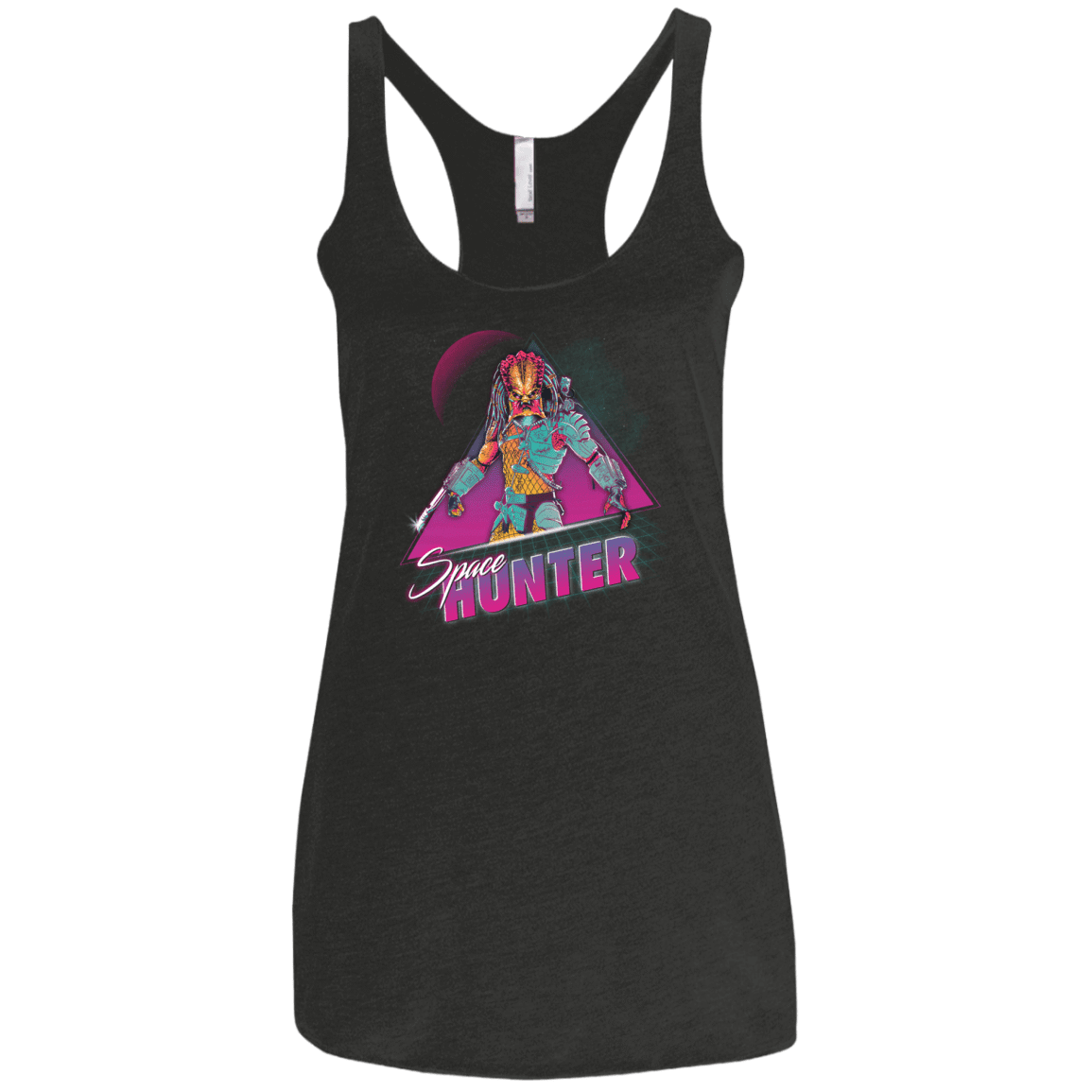 T-Shirts Vintage Black / X-Small Space Hunter Women's Triblend Racerback Tank