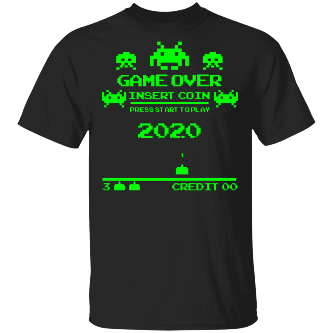 T-Shirts Black / S Space invaders 2020 T-Shirt