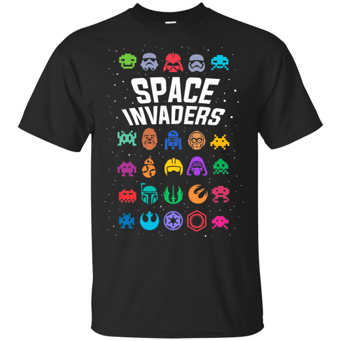 T-Shirts Black / S Space Invaders T-Shirt