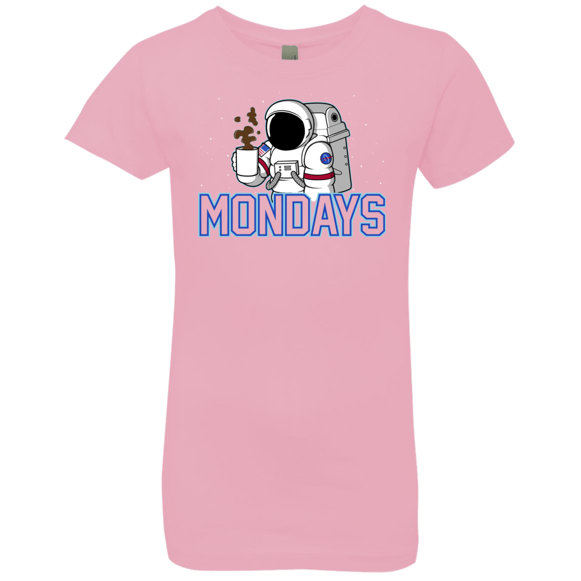 T-Shirts Light Pink / YXS Space Mondays Girls Premium T-Shirt