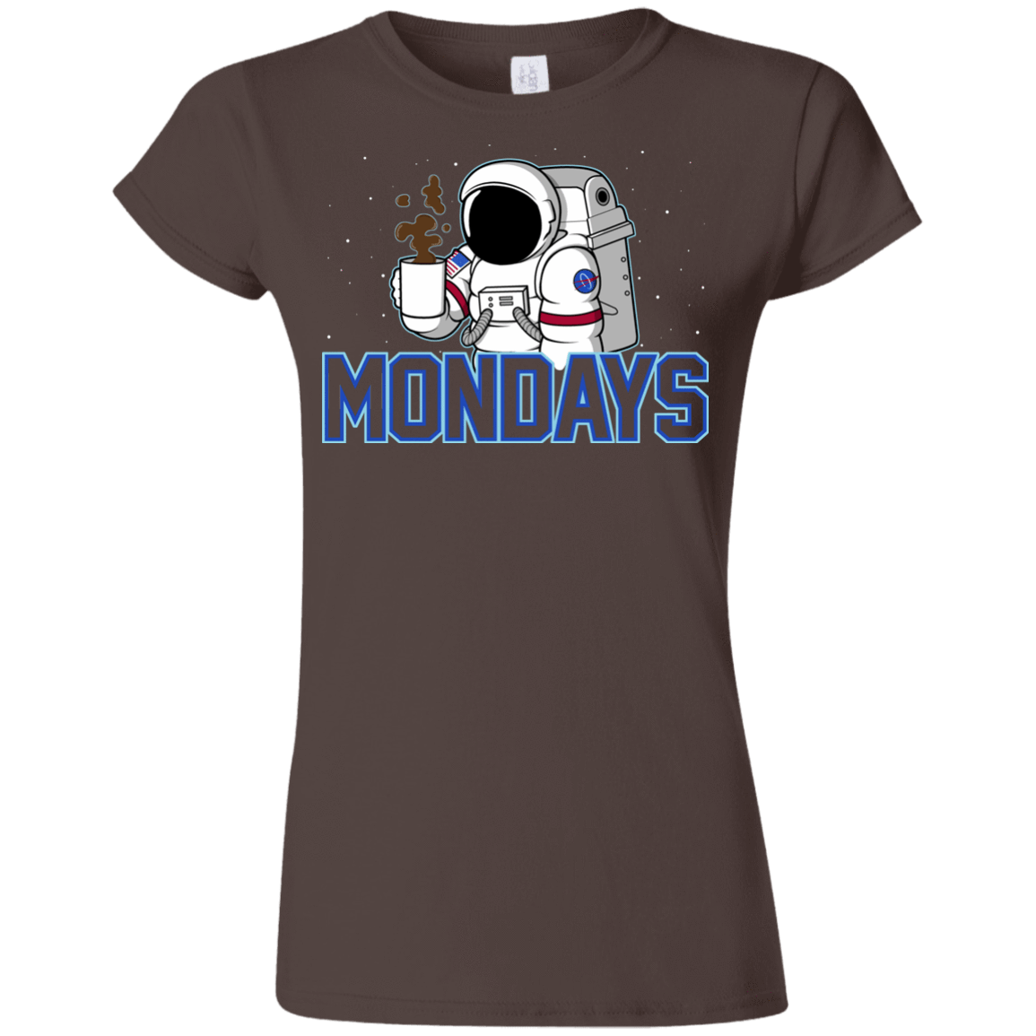 T-Shirts Dark Chocolate / S Space Mondays Junior Slimmer-Fit T-Shirt