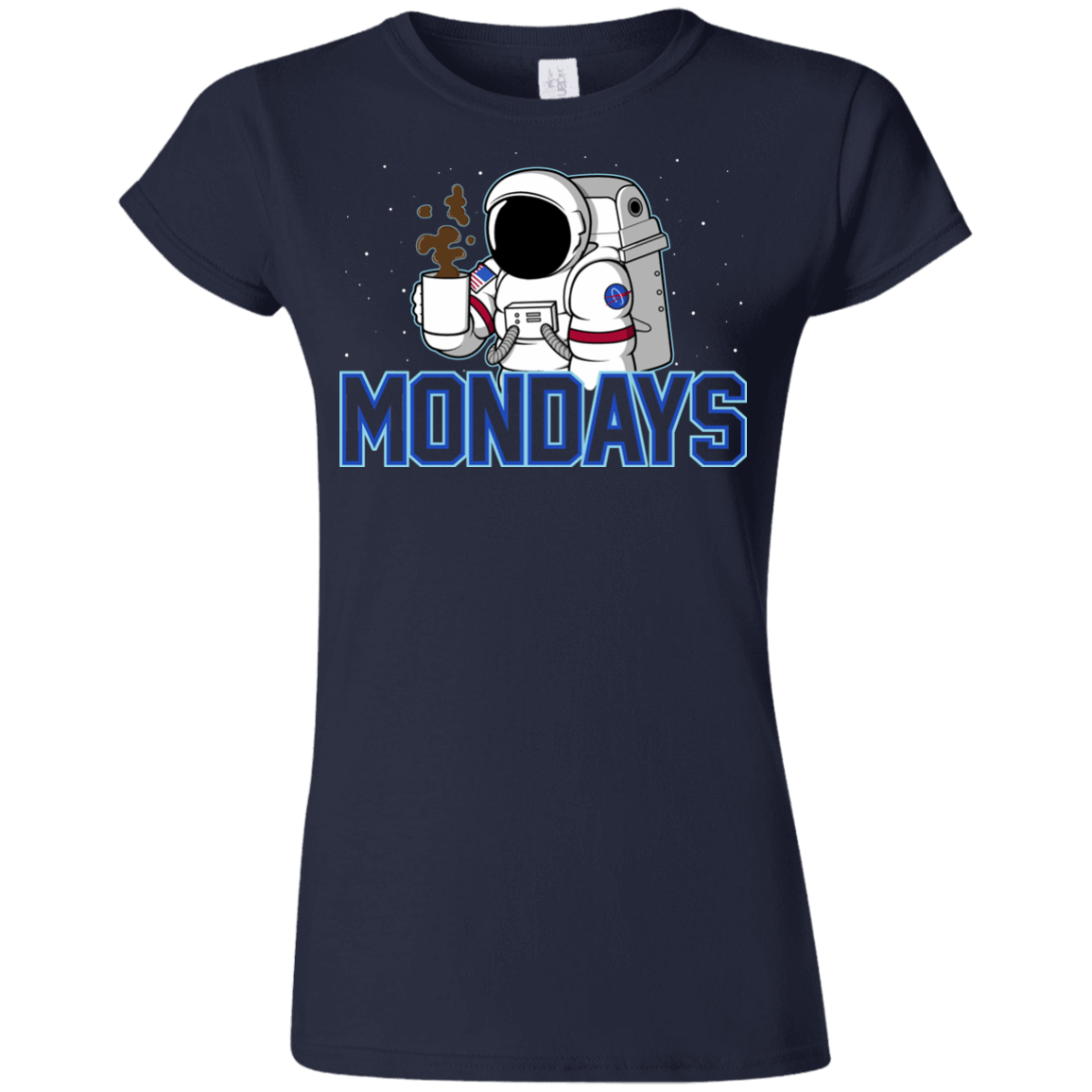 T-Shirts Navy / S Space Mondays Junior Slimmer-Fit T-Shirt