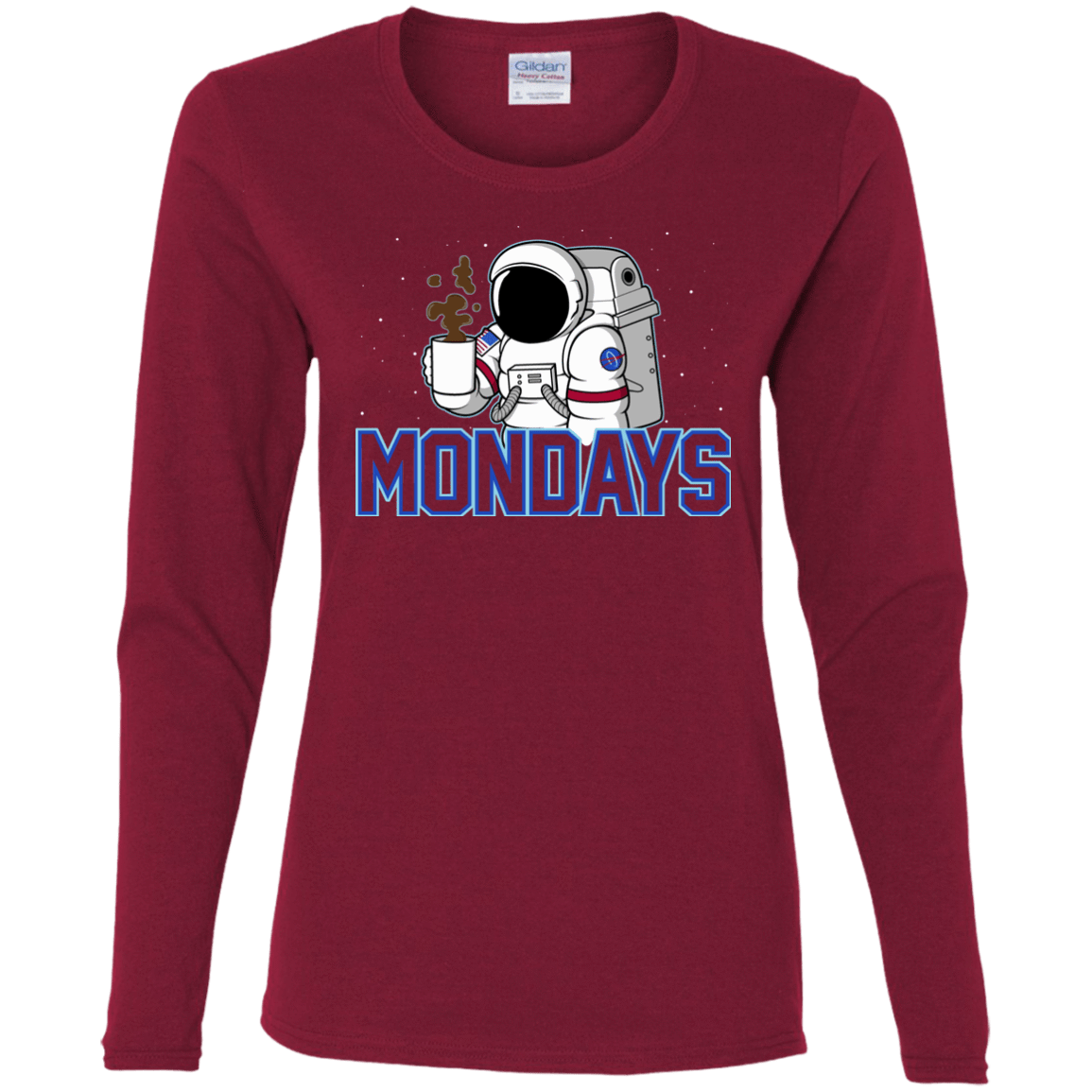 T-Shirts Cardinal / S Space Mondays Women's Long Sleeve T-Shirt