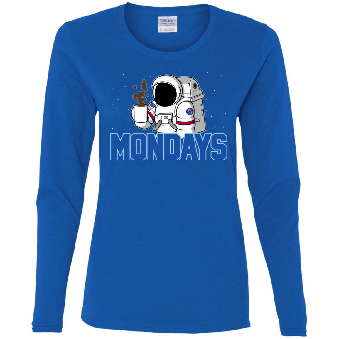 T-Shirts Royal / S Space Mondays Women's Long Sleeve T-Shirt