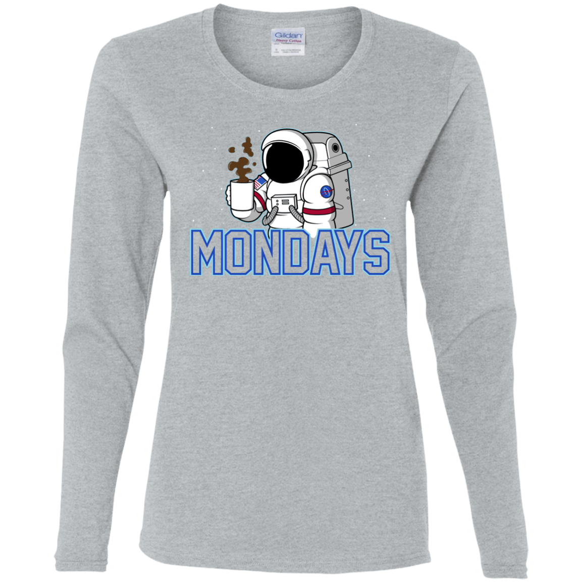 T-Shirts Sport Grey / S Space Mondays Women's Long Sleeve T-Shirt