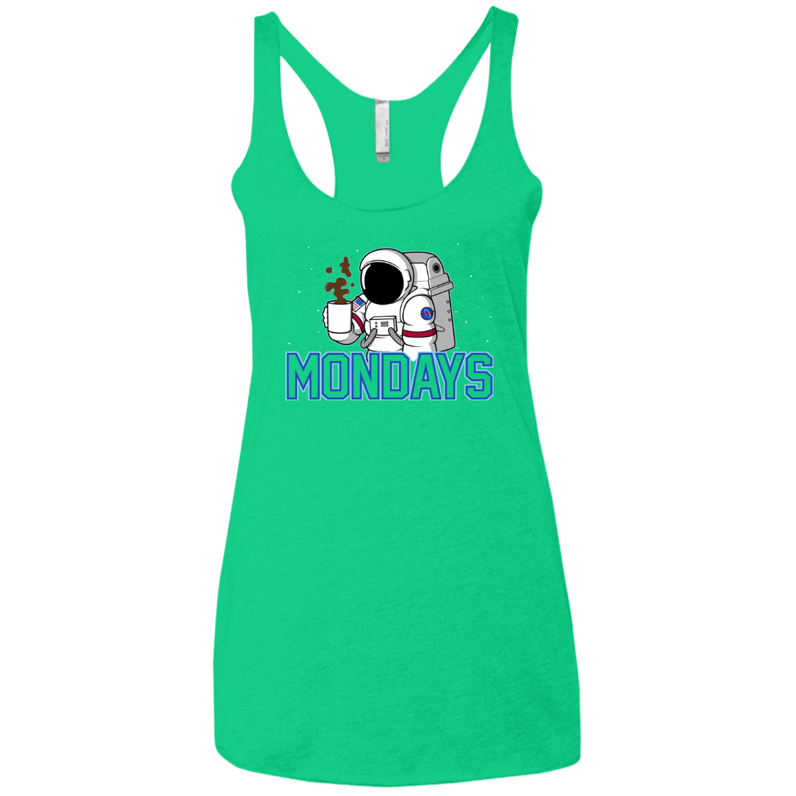 Space Mondays Women's Triblend Racerback Tank