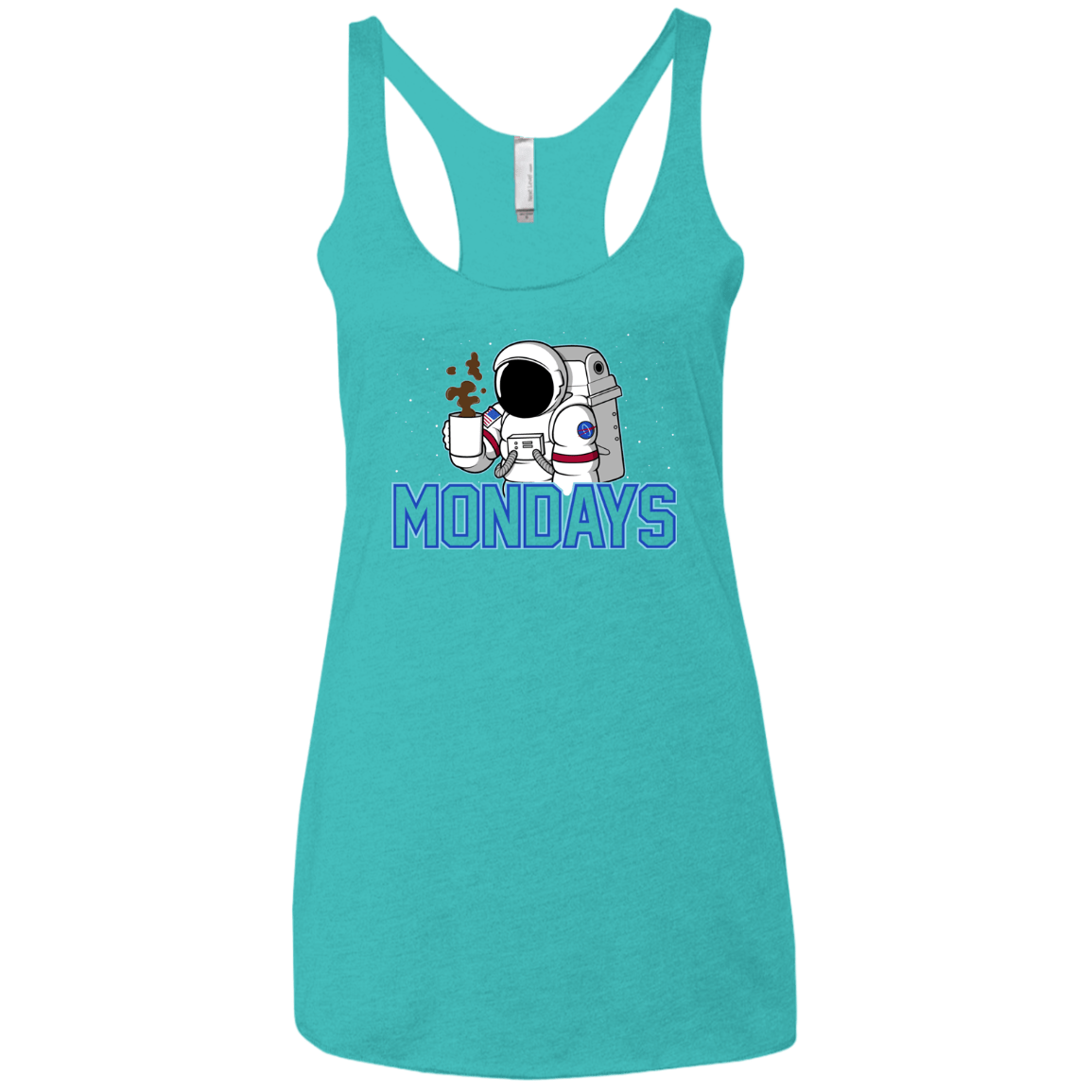 Space Mondays Women's Triblend Racerback Tank
