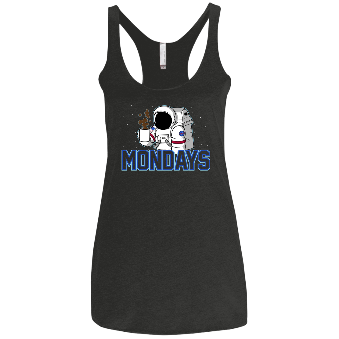 Space Mondays Women's Triblend Racerback Tank