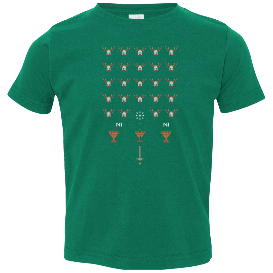 T-Shirts Kelly / 2T Space NI Invaders Toddler Premium T-Shirt