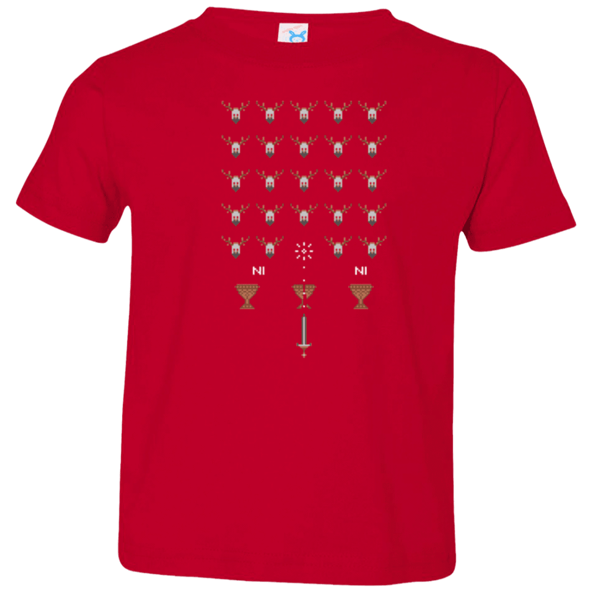 T-Shirts Red / 2T Space NI Invaders Toddler Premium T-Shirt