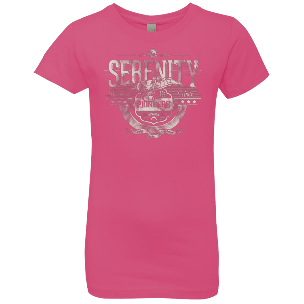 T-Shirts Hot Pink / YXS Space Pioneers Girls Premium T-Shirt