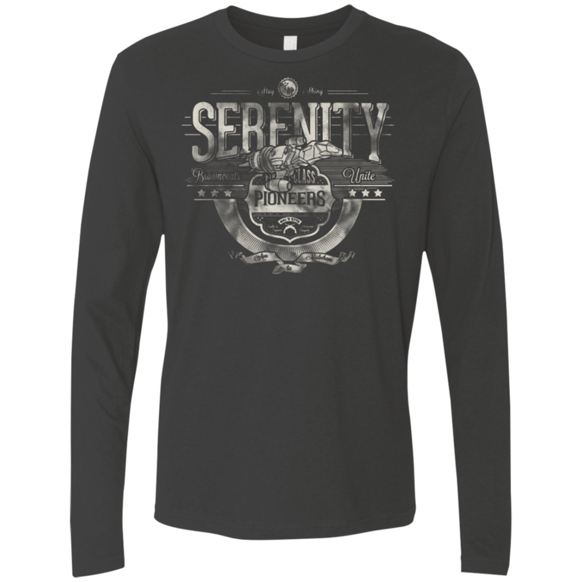 T-Shirts Heavy Metal / Small Space Pioneers Men's Premium Long Sleeve