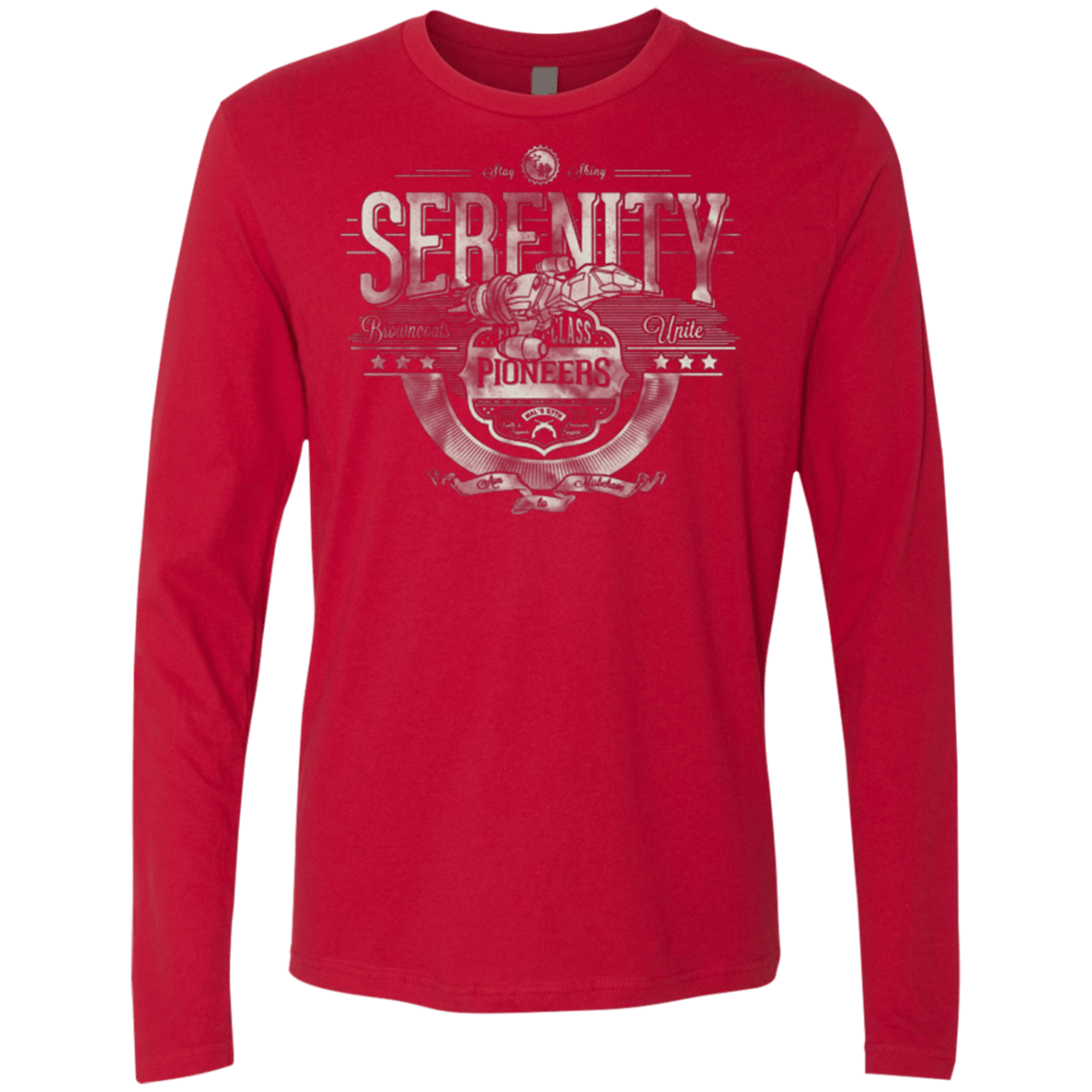 T-Shirts Red / Small Space Pioneers Men's Premium Long Sleeve