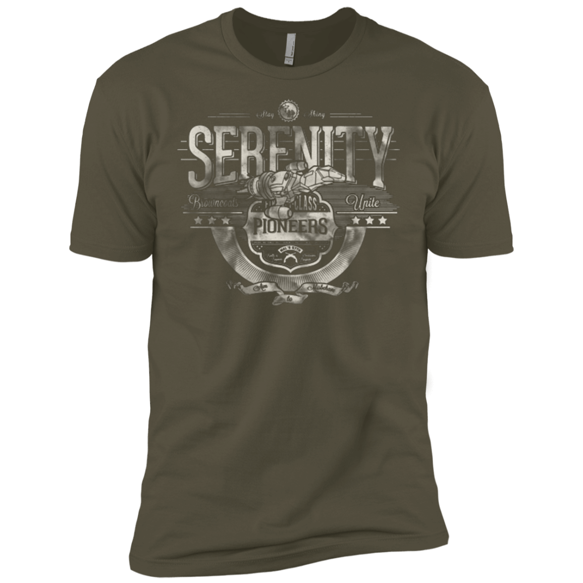 T-Shirts Military Green / X-Small Space Pioneers Men's Premium T-Shirt