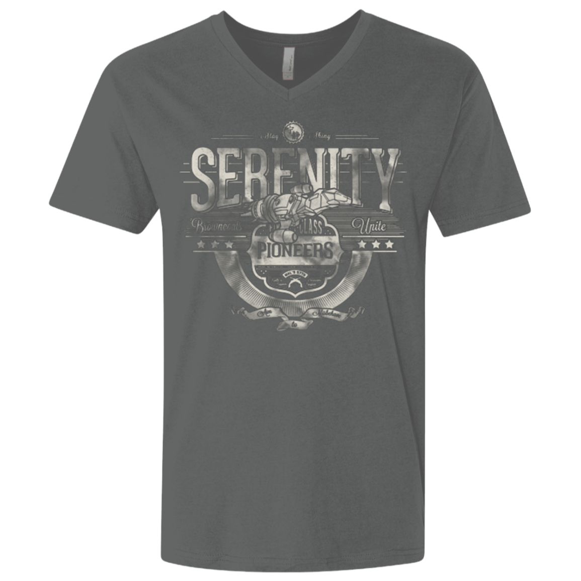 T-Shirts Heavy Metal / X-Small Space Pioneers Men's Premium V-Neck