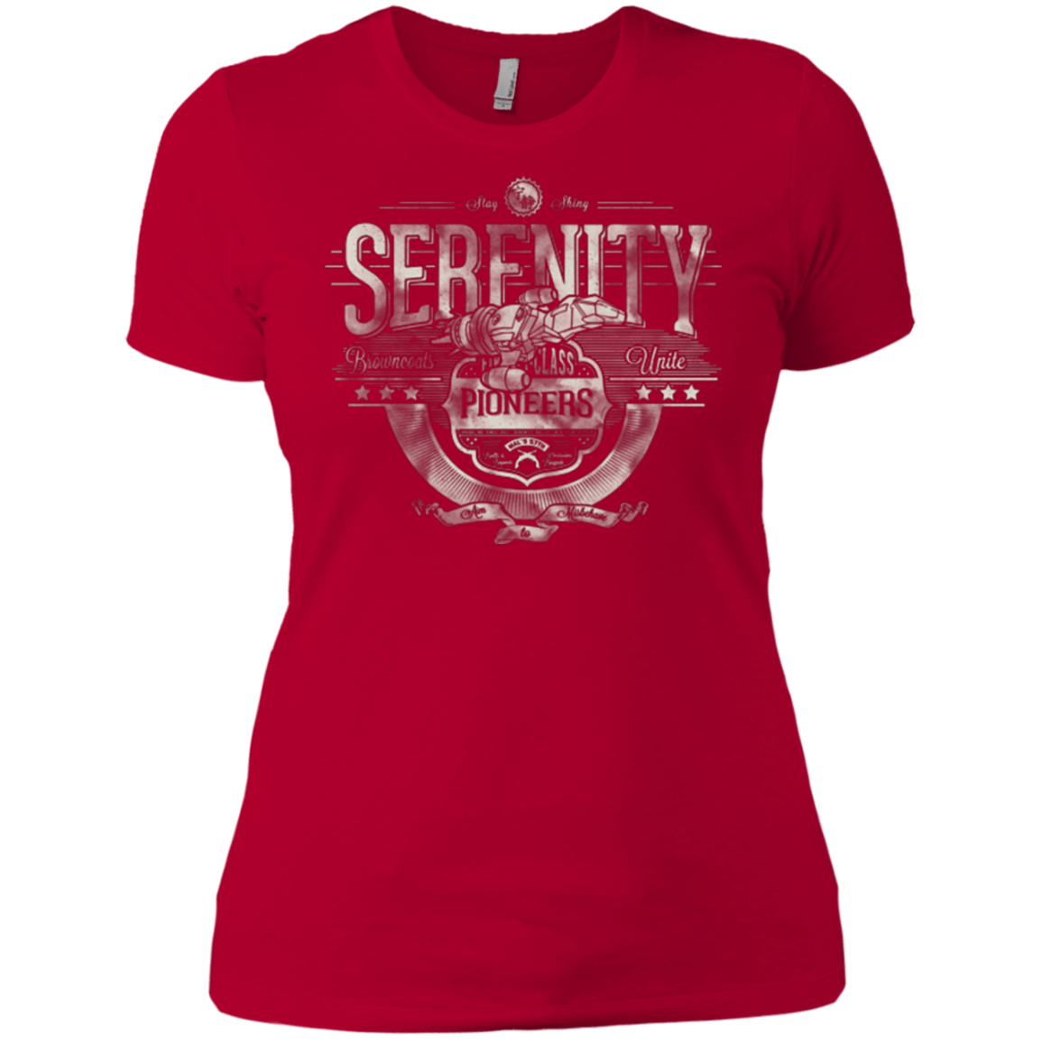T-Shirts Red / X-Small Space Pioneers Women's Premium T-Shirt