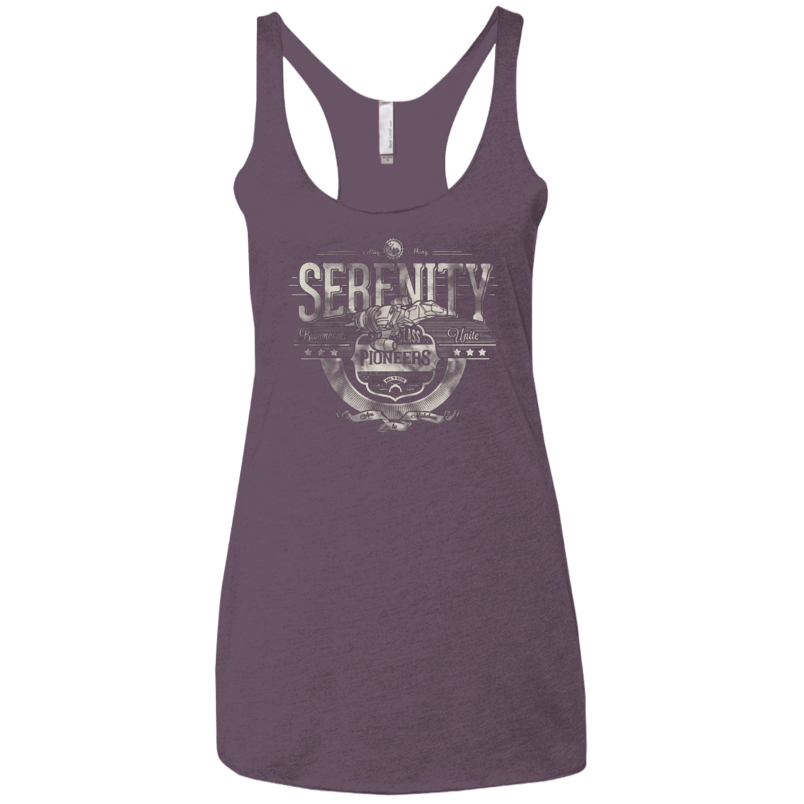 T-Shirts Vintage Purple / X-Small Space Pioneers Women's Triblend Racerback Tank