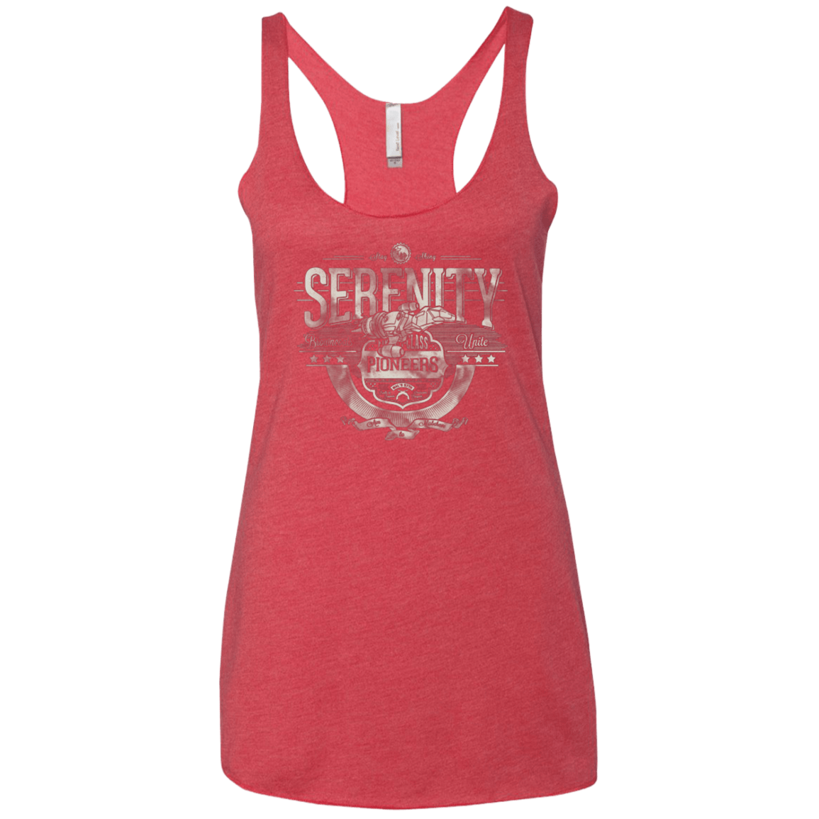 T-Shirts Vintage Red / X-Small Space Pioneers Women's Triblend Racerback Tank