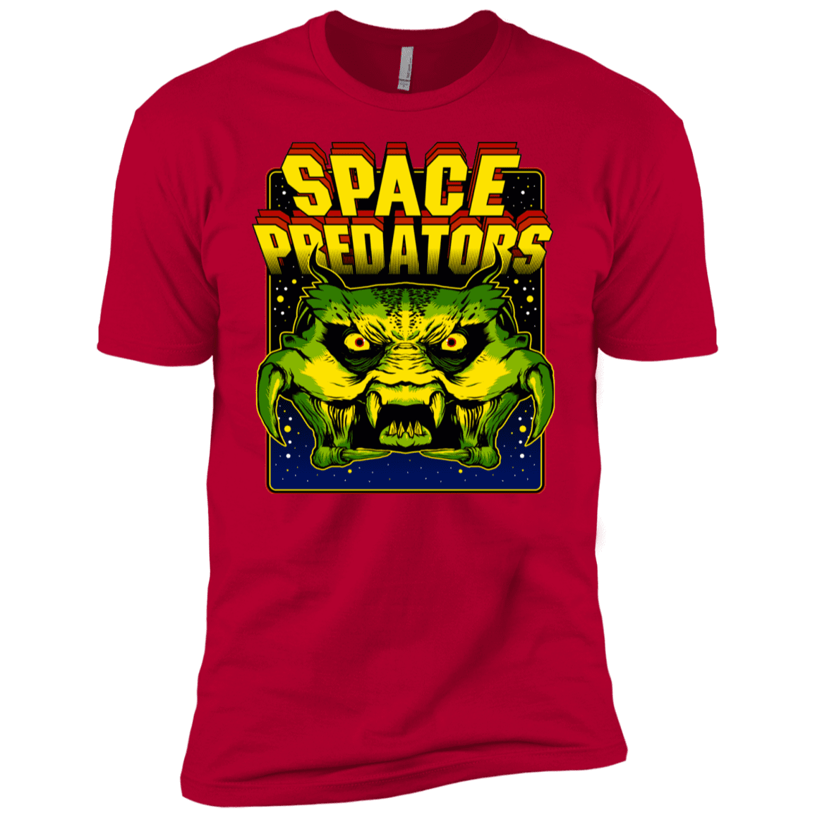 T-Shirts Red / YXS Space Predator Boys Premium T-Shirt