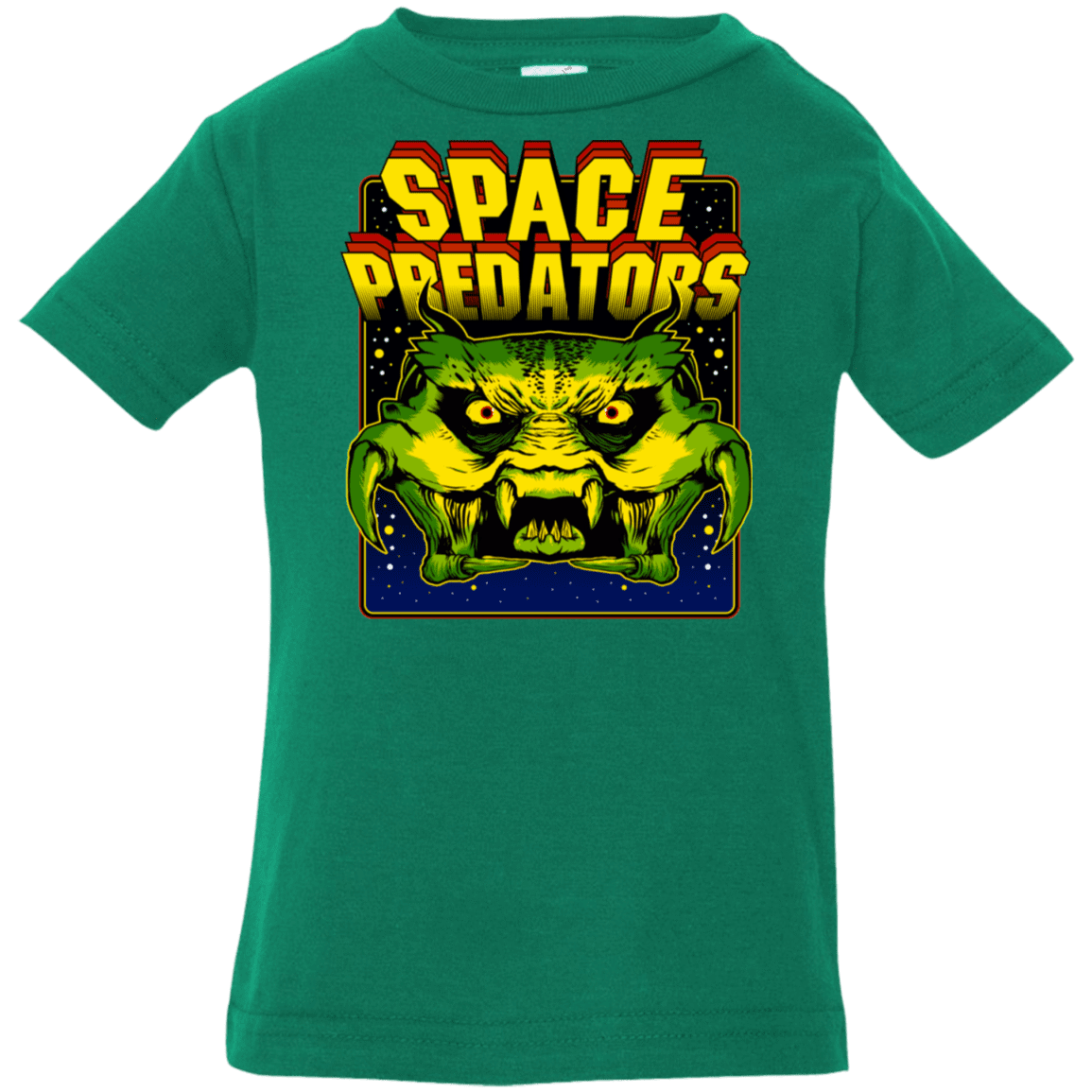 T-Shirts Kelly / 6 Months Space Predator Infant Premium T-Shirt