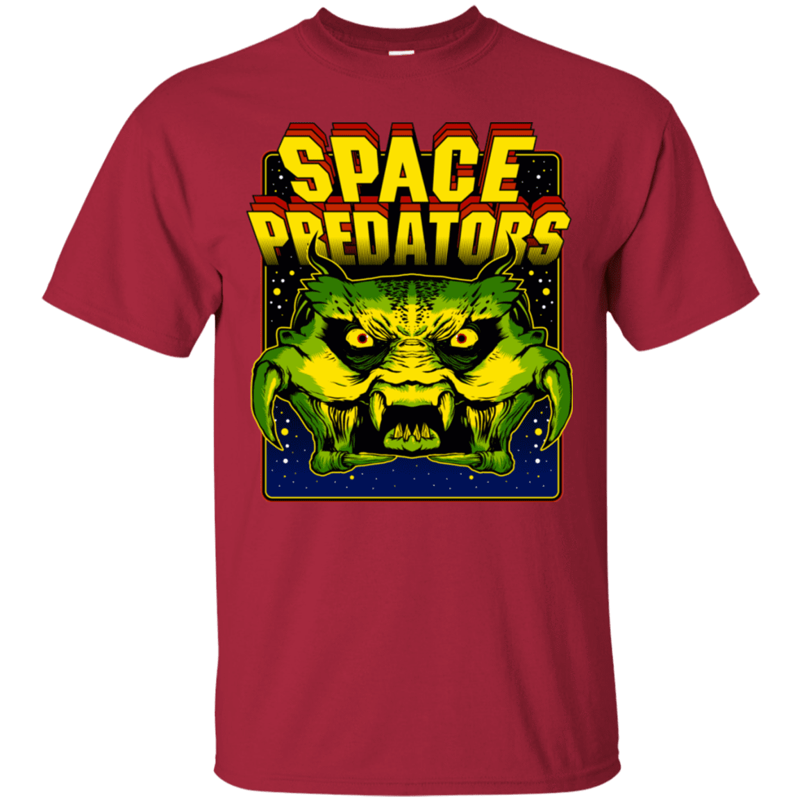 T-Shirts Cardinal / S Space Predator T-Shirt