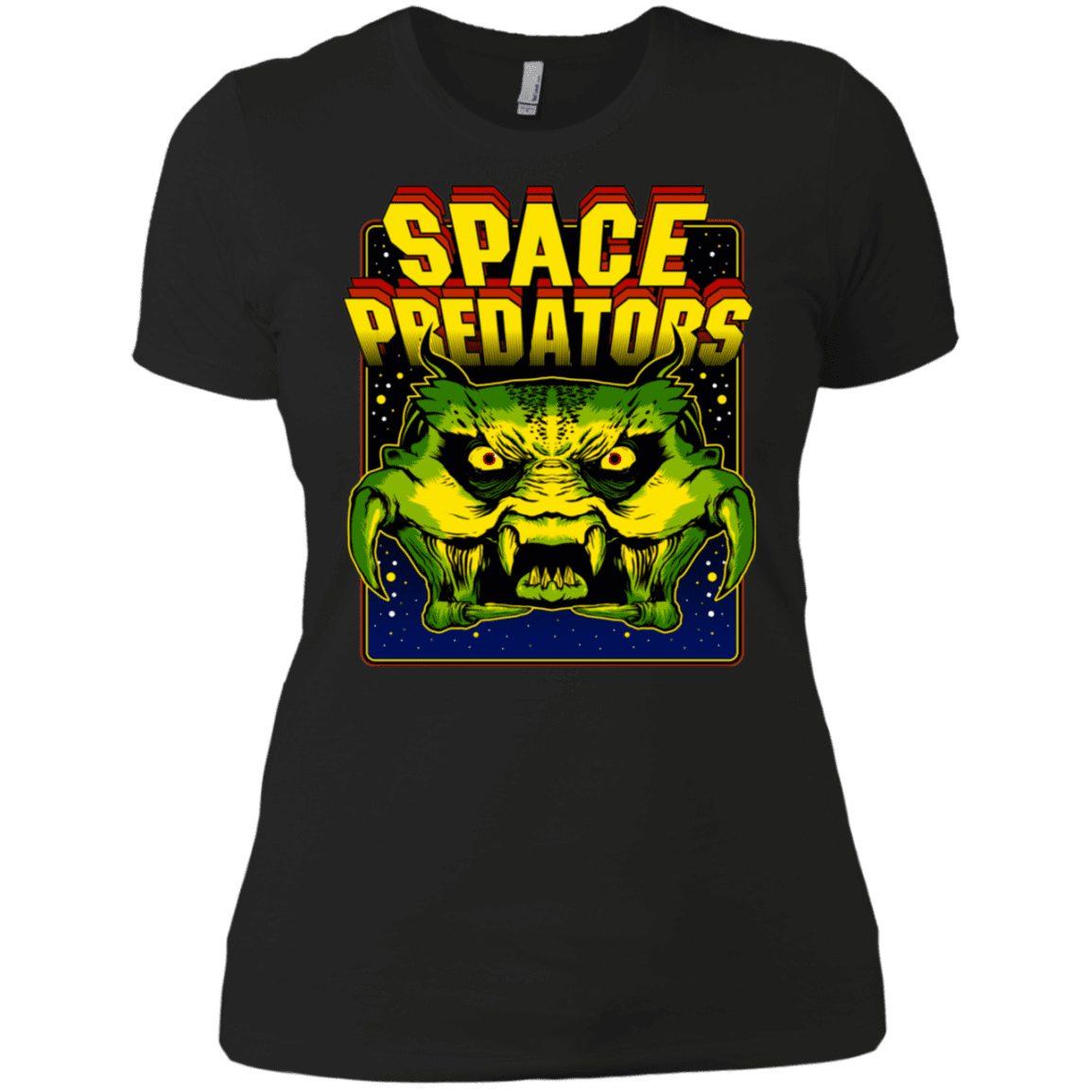 T-Shirts Black / X-Small Space Predator Women's Premium T-Shirt