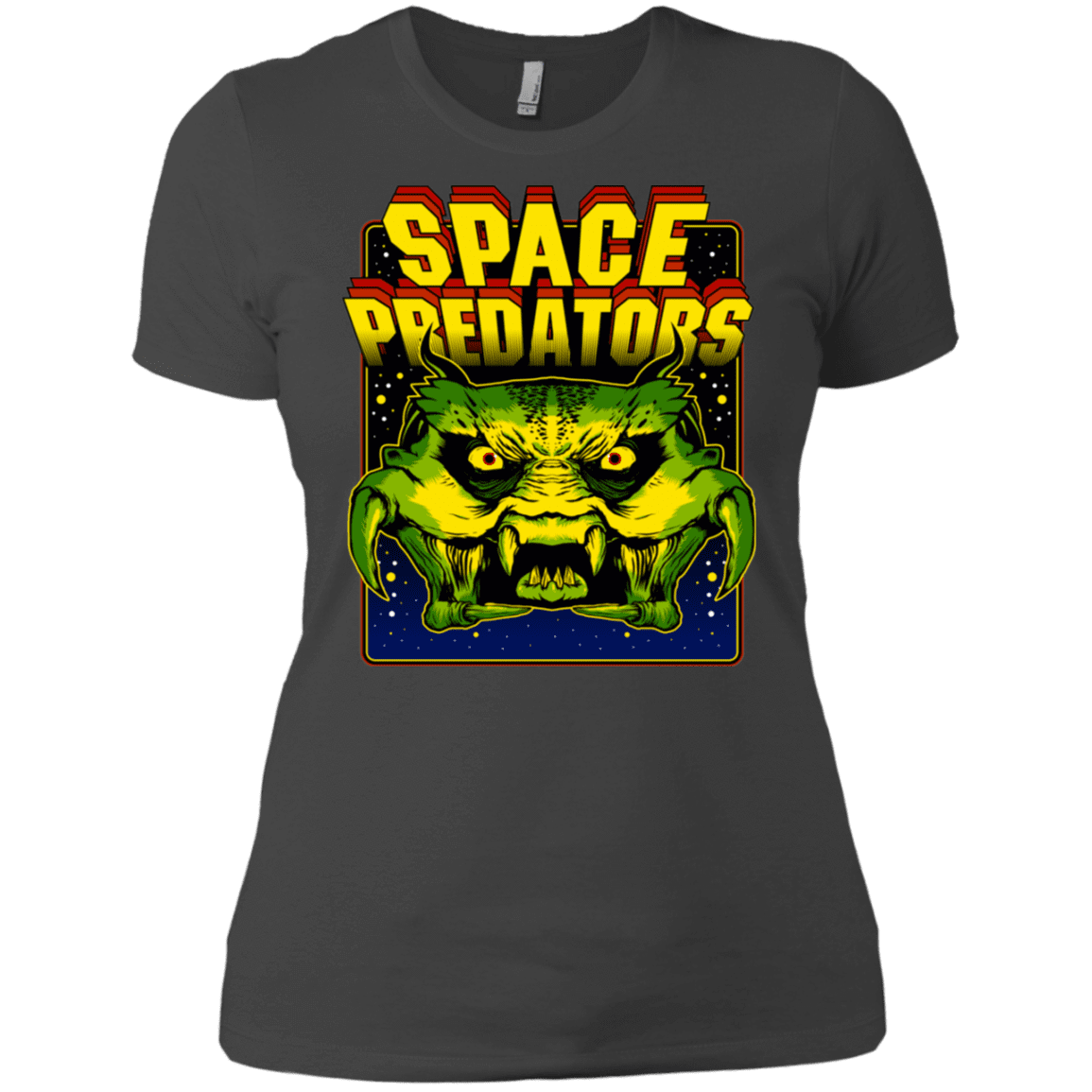 T-Shirts Heavy Metal / X-Small Space Predator Women's Premium T-Shirt