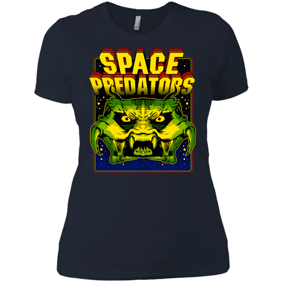 T-Shirts Midnight Navy / X-Small Space Predator Women's Premium T-Shirt