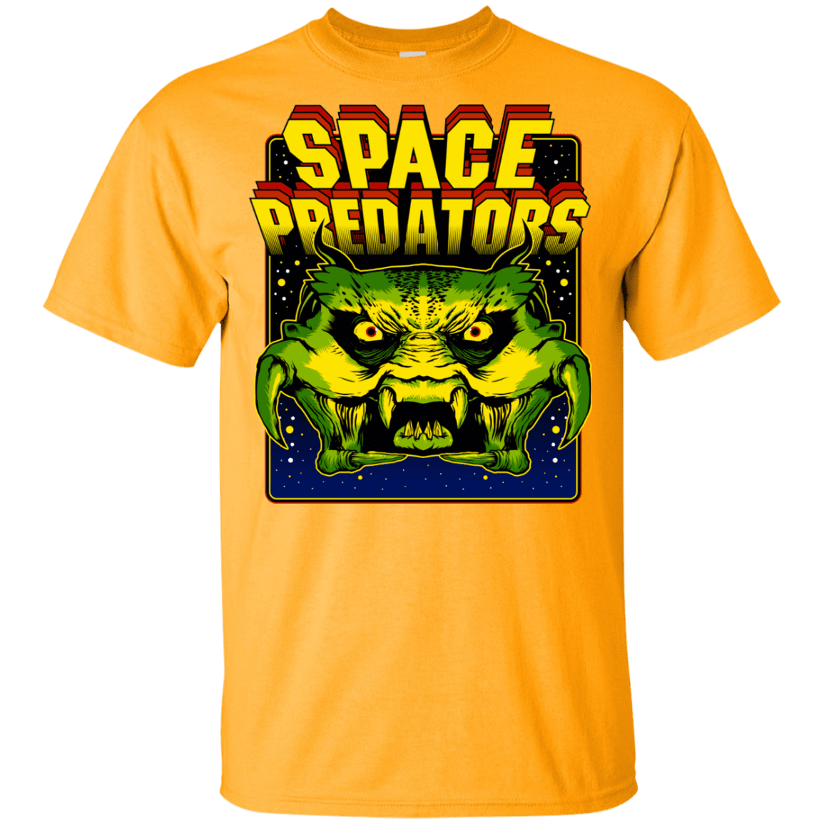 T-Shirts Gold / YXS Space Predator Youth T-Shirt