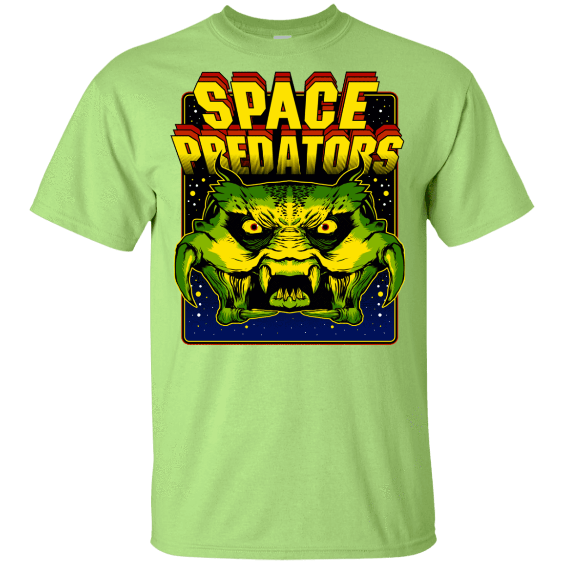 T-Shirts Mint Green / YXS Space Predator Youth T-Shirt