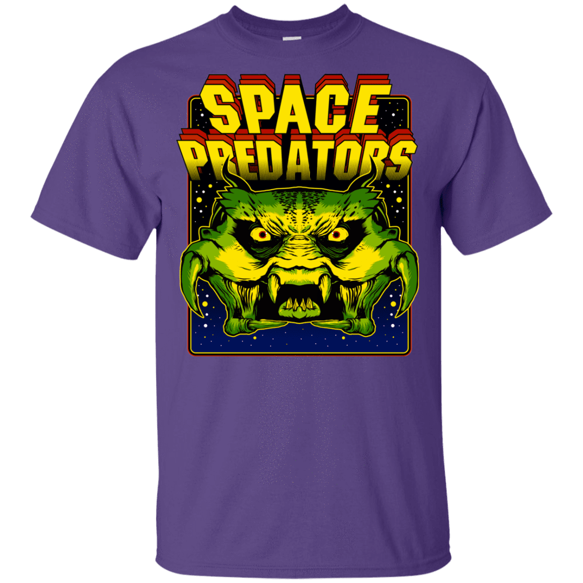 T-Shirts Purple / YXS Space Predator Youth T-Shirt
