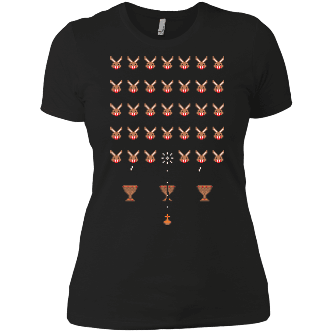 T-Shirts Black / X-Small Space Rabbits Women's Premium T-Shirt