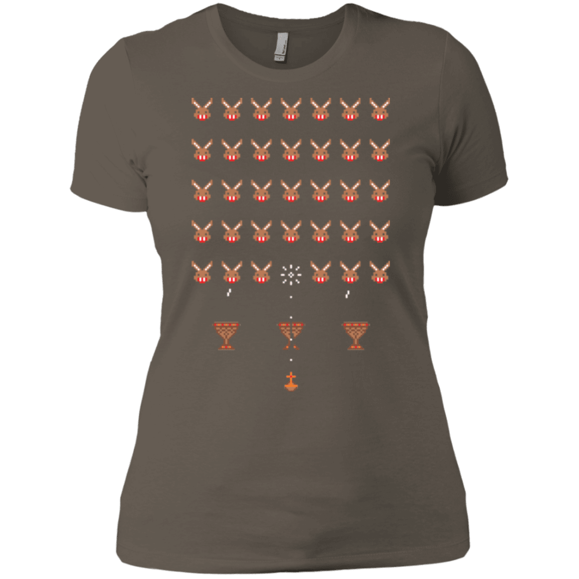 T-Shirts Warm Grey / X-Small Space Rabbits Women's Premium T-Shirt