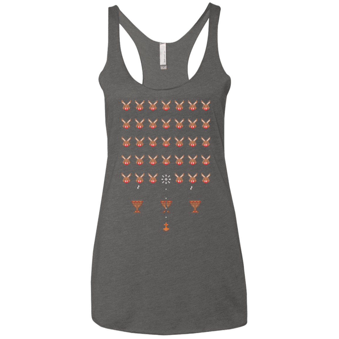 T-Shirts Premium Heather / X-Small Space Rabbits Women's Triblend Racerback Tank