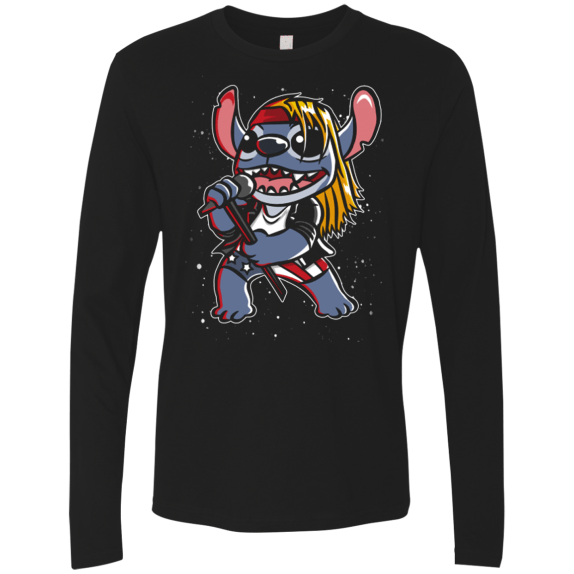 T-Shirts Black / Small Space & Roses Men's Premium Long Sleeve