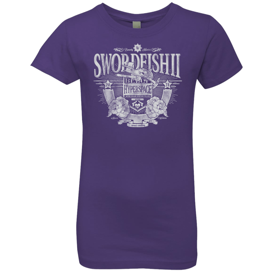 Space Western Girls Premium T-Shirt