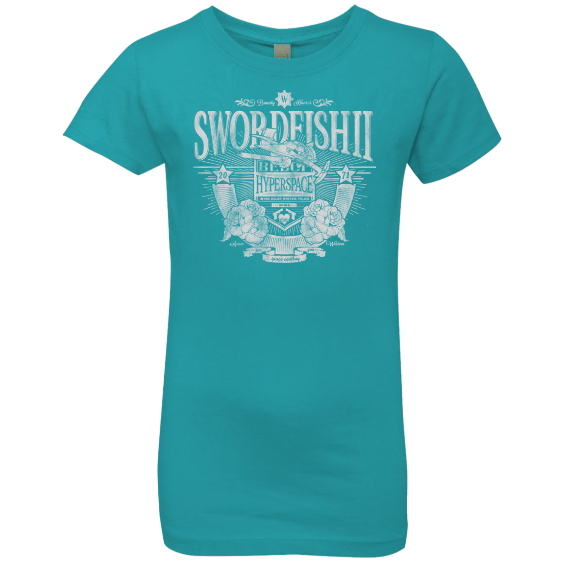 Space Western Girls Premium T-Shirt