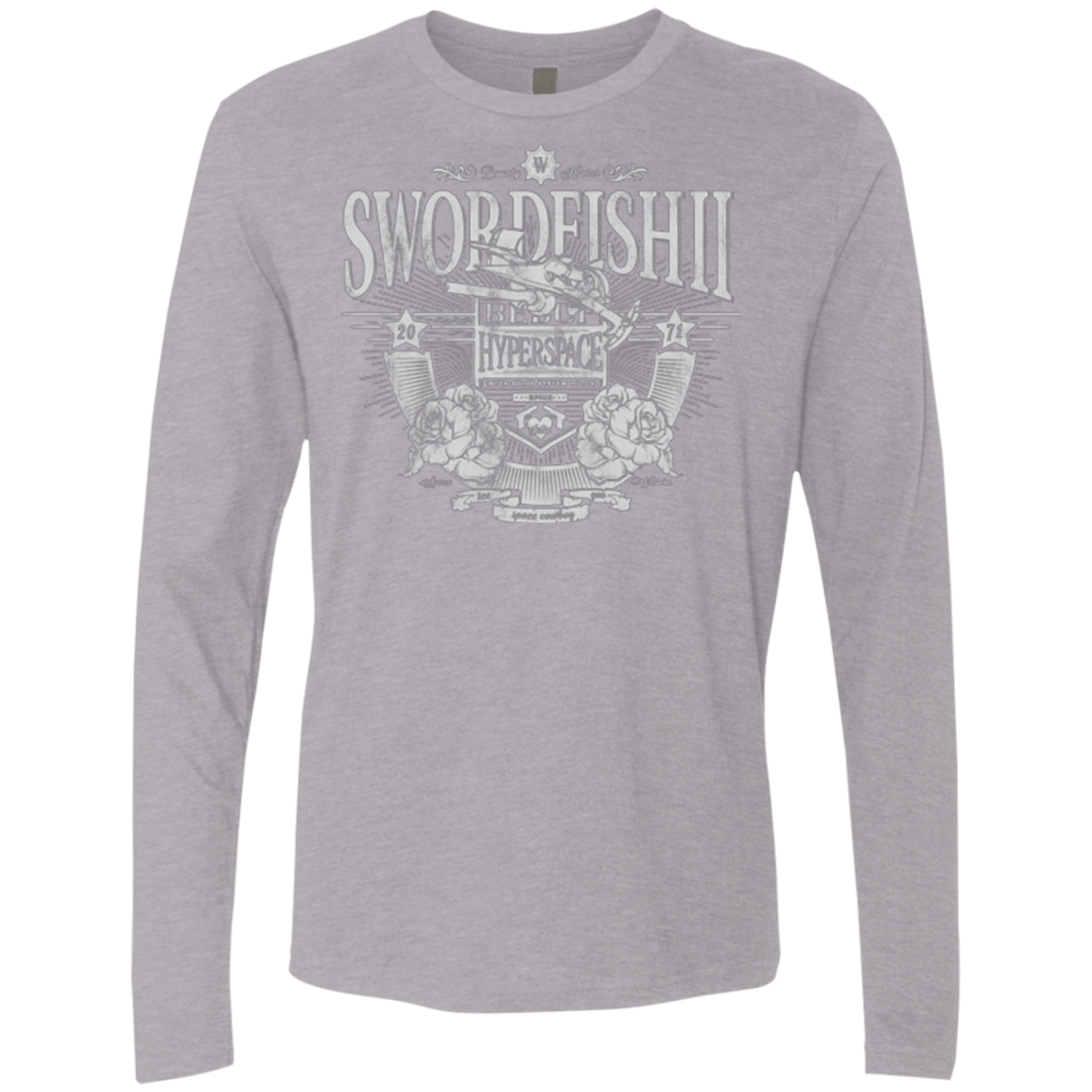 T-Shirts Heather Grey / Small Space Western Men's Premium Long Sleeve