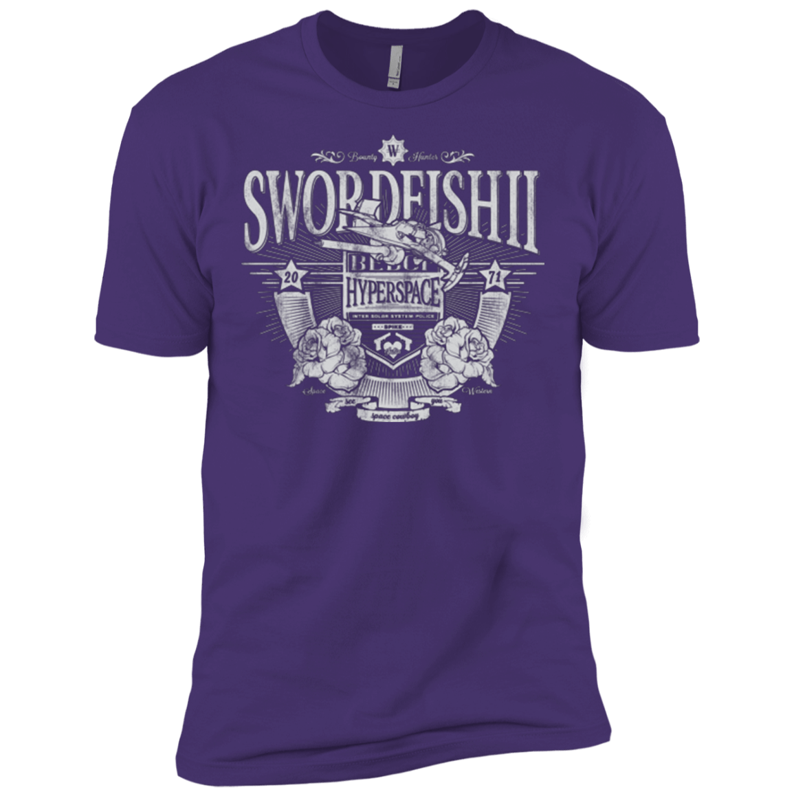 T-Shirts Purple / X-Small Space Western Men's Premium T-Shirt